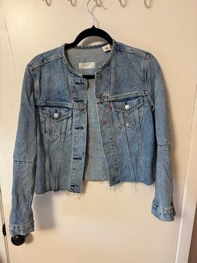 Levi's Light Blue Distressed Jean Jacket